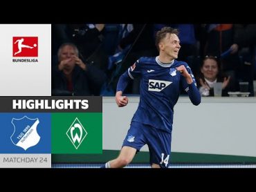 Beier Brings Win For Hoffenheim!  Hoffenheim  Bremen 21  Highlights  MD 24 – Bundesliga 2023/24