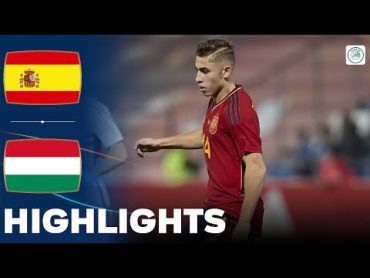 Spain vs Hungary  Highlights  U21 Euro Qualification 17112023