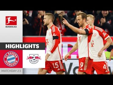 Kane To The Rescue!  Bayern München  RB Leipzig 21  Highlights  Matchday 23 – Bundesliga 23/24