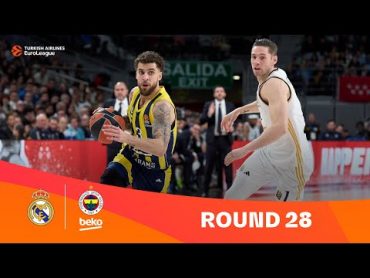 Real MadridFenerbahce Beko Istanbul  Round 28 Highlights  202324 Turkish Airlines EuroLeague