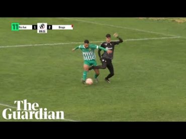 Braga&39;s Under23 keeper bamboozles opponent with nutmeg skill