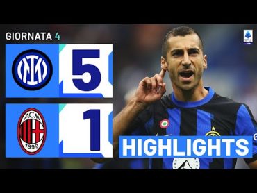 InterMilan 51  L’Inter domina il Derby della Madonnina: Gol e Highlights  Serie A TIM 2023/24