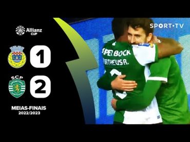 Resumo: FC Arouca 12 Sporting  Allianz Cup  SPORT TV