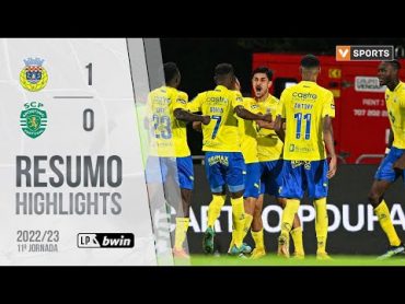 Highlights  Resumo: FC Arouca 10 Sporting (Liga 22/23 11)