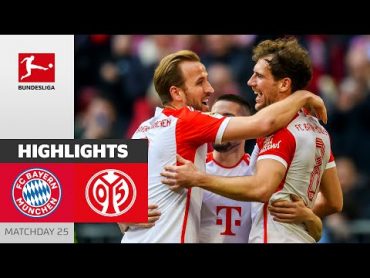 Bayern crushes Mainz 05  FC Bayern München  1. FSV Mainz 05 8:1  Highlights  MD 25 – BL 23/24