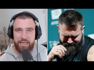 Travis Kelce REACTS to Jason’s Emotional Speech About Kylie Kelce During NFL Retirement Conference