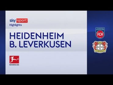 HeidenheimBayer Leverkusen 12: gol e highlights  Bundesliga