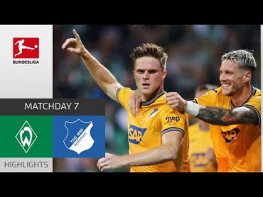 Insane LateGame Action!  Bremen  Hoffenheim 23  Highlights  Matchday 7 – Bundesliga 2023/24