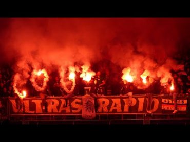 Austria Lustenau 3:3 Rapid Wien 29.10.2022 (Choreo, Pyro & Support)