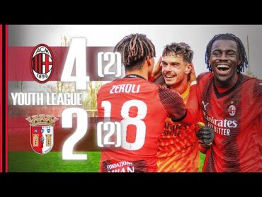 Youth League Quarterfinalists! AC Milan 22 (42 Penalties) 2 Braga  Highlights Primavera