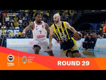 Fenerbahce Beko IstanbulValencia Basket  Round 29 Highlights  202324 Turkish Airlines EuroLeague