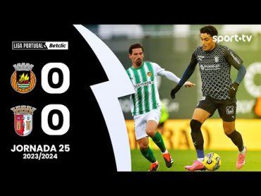 Resumo: Rio Ave 00 Braga  Liga Portugal Betclic  sport tv