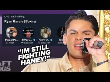 Ryan Garcia BIZARRE LIVE AUDIO! Says he was ABDUCTED & Haney fight still ON!