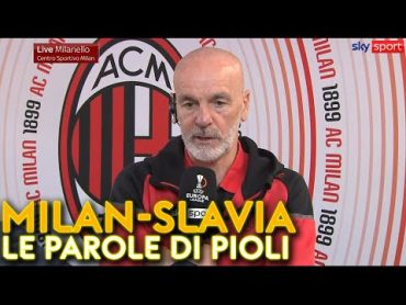 Pioli prima di MilanSlavia Praga: "Dobbiamo pensare di poter vincere l&39;Europa League"