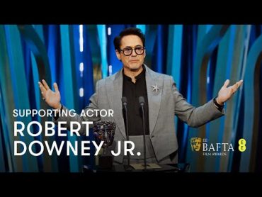 Robert Downey Jr. wins Supporting Actor for his role in Oppenheimer  EE BAFTA Film Awards 2024