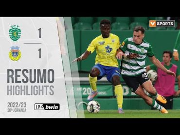 Highlights  Resumo: Sporting 11 FC Arouca (Liga 22/23 28)