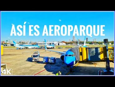 【4K】Buenos Aires Walk, ASÍ es AEROPARQUE JORGE NEWBERY por DENTRO, Buenos Aires ARGENTINA