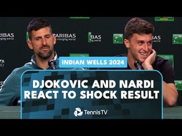 Luca Nardi & Novak Djokovic Press Conferences Reacting To Crazy Upset  Indian Wells 2024