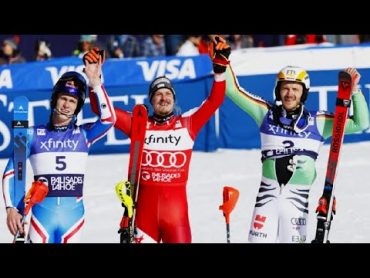 FIS Alpine Ski World Cup  Men&39;s Slalom  (Run 2)  Palisades Tahoe USA  2024