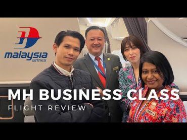 Excellent MALAYSIAN HOSPITALITY!  Malaysia Airlines A350 Business Class Flight Review