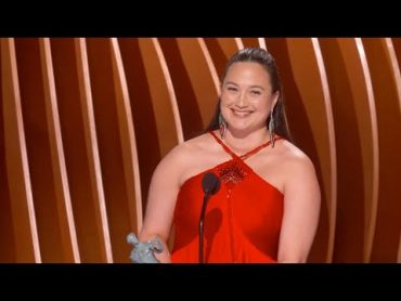 Lily Gladstone: Award Acceptance Speech  30th Annual SAG Awards