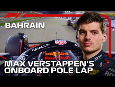 Max Verstappen&39;s Pole Lap  2024 Bahrain Grand Prix  Pirelli