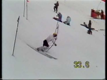 Alpine SkiWM 1987  Slalom Herren (2. Lauf) mit ZDFKommentar (Goldmedaille Frank Wörndl)