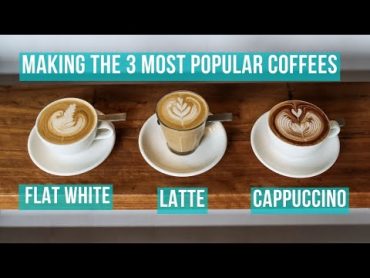 How to Make the 3 Most Popular Milk Coffees barista coffee