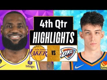 Los Angeles Lakers vs Oklahoma City Thunder Full Highlights 4th QTR Mar 4  2024 NBA Regular Season