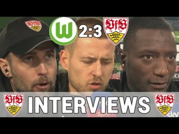 Alle VfB Stimmen zum Spiel: Sebastian Hoeneß, Anton & Guirassy  VFL Wolfsburg 2:3 VfB Stuttgart