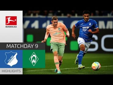 TSG Hoffenheim  Werder Bremen 12  Highlights  Matchday 9 – Bundesliga 2022/23