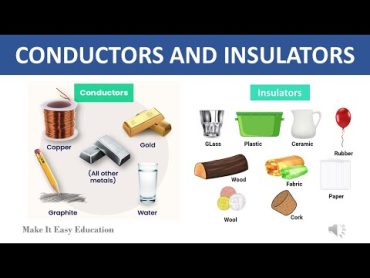 CONDUCTORS AND INSULATORS  SCIENCE EDUCATIONAL VIDEO FOR KIDS