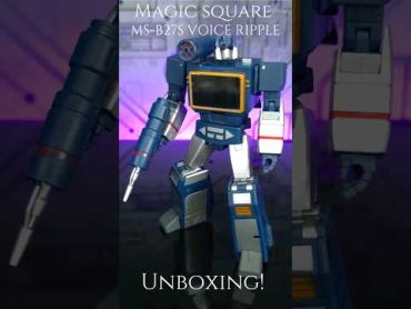 Decepticon Soundwave  Magic Square Legends Scale MSB27S Voice Ripple Unboxing! transformers toys