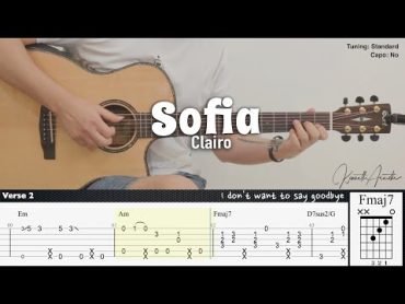 Sofia  Clairo  Fingerstyle Guitar  TAB + Chords + Lyrics