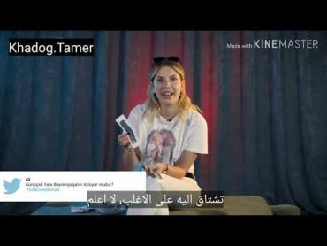 القسم الاول من مقابلة الممثلة ايدا ايجه بطلة مسلسل التفاح الممنوع من برنامج onedio مترجمة eda ece