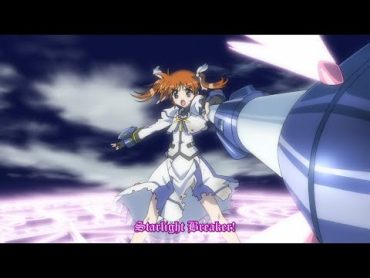 Nanoha vs Fate  ft. Starlight Breaker scene  Mahou Shoujo Lyrical Nanoha The Movie 1st