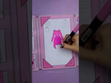 DIY Paper House with a Twist: The Dress Drawing Edition