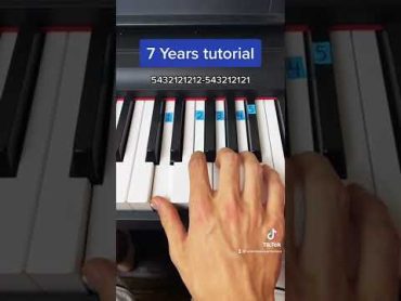 7 Years  Lukas Graham easy piano tutorial!