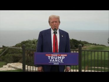 LIVE  Former President Trump addresses media at Trump National Golf Club in Los Angeles, CA