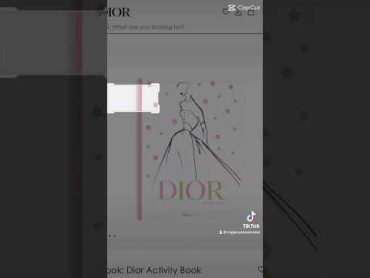 DIOR Cheapest NonBeauty Item! Excited For The Upcoming Unboxing! unique  dior activity book