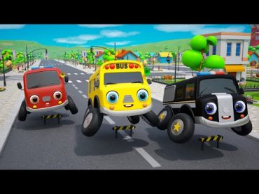 Wheels On The Bus Go To Town  Nursery Rhymes & Kids Songs  Baby Car Songs TV