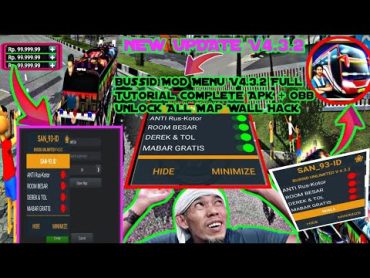 Bus Simulator Indonesia Mod Menu v4.3.2 For Android 2024  🔥 Full Tutorial Complete, All Map Hack