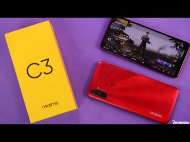 فتح علبة Realme C3  تجربة لعب PUBG  حقيقة معالج Helio G70