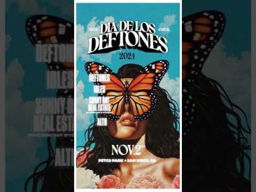 Our 5th annual DiaDeLosDeftones is on sale now. See you on November 2nd in San Diego.🦋 deftones