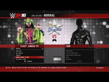 WWE 2K16 Next Gen Character Select Screen Including All DLC Packs Roster