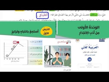 استمع بانتباه و تركيز صف عاشر صفحة 8 / 9  / 10 صف العاشر من أدب الاعتذار حل الأسئلة حديث كعب بن مالك