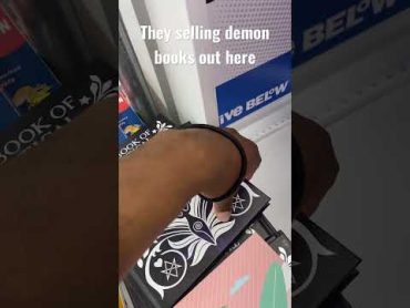 5 Below Selling Demon Books funny books scary witchcraft jesus