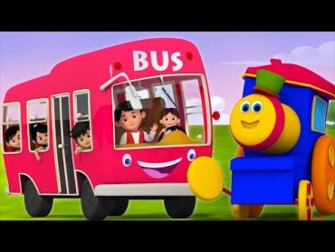 Wheels On The Bus  Bob The Train  Nursery Rhymes For Babies  Kids TV