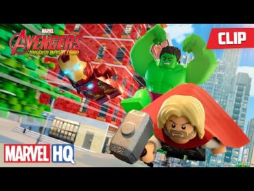 The Avengers Stop The Frightful Four  LEGO Marvel Avengers: Mission Demolition