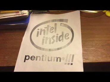 Intel Inside Pentium 3 M logo (20012002)